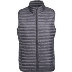 2786 Mens Tribe Fineline Padded Gilet/Bodywarmer (Black)