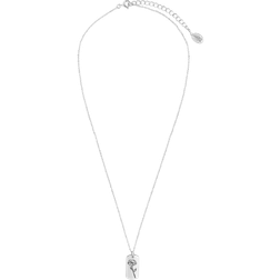 Sterling Forever August Birth Flower Pendant Necklace - Silver