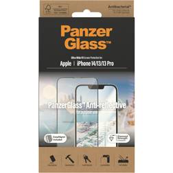 PanzerGlass Ultra-Wide Fit Anti-Reflective Screen Protector for iPhone 13/13 Pro/14