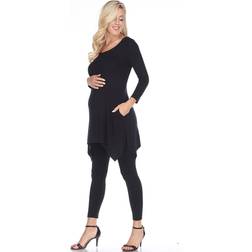 White Mark Maternity Kayla Tunic Top