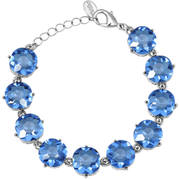1928 Jewelry Tennis Bracelet - Silver/Blue