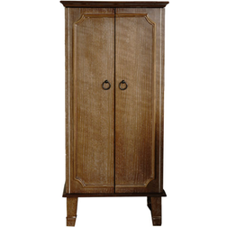 Hives And Honey Cabby Lockable Jewelry Armoire - Oak