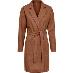 Pieces Dresses Coat - Mocha Bisque