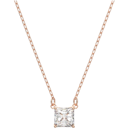 Swarovski Attract Necklace - Rose Gold/Transparent
