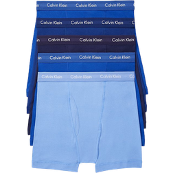 Calvin Klein Cotton Classic Fit Boxer Brief 5-pack - Blue Multi