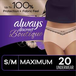 Always Discreet Boutique Incontinence Underwear Maximum Small / Medium 20-pack