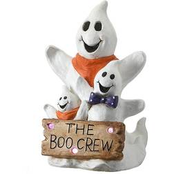 National Tree Company 21 in. Boo Crew Ghost Trio with LED Light Christmas Tree