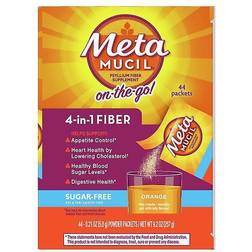 Metamucil Psyllium Sugar Free Fiber Supplement Powder Orange 44