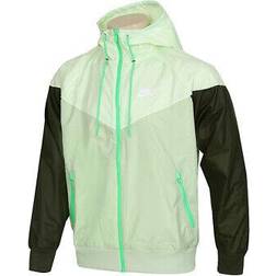 Nike Sportswear Windrunner Men's Hooded Jacket - Honeydew/Lime Ice/Sequoia/White