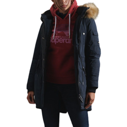 Superdry Nadare Parka Coat - Blue