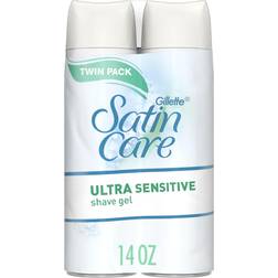 Gillette Satin Care Ultra Sensitive Shave Gel 2-pack