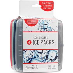 Fit & Fresh Cool Coolers Slim Ice Packs Kitchenware 4