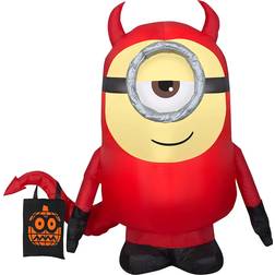 Gemmy Inflatable Minion Stuart in Devil Costume