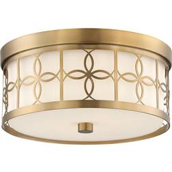 Crystorama Anniversary Ceiling Flush Light 13.5"