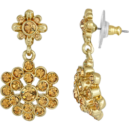 1928 Jewelry Drop Earrings - Gold/Yellow