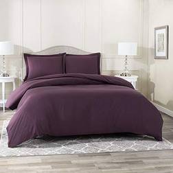 Washed Duvet Cover Pink, Blue, Purple, Green, Gray, Beige, White, Black, Orange (228.6x228.6)