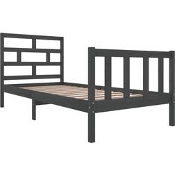 vidaXL Bed Frame Solid Pine 69.5cm Sängram