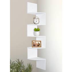 Greenco 5 Tier Wall Shelf 7.8"