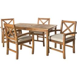 Walker Edison Crosswinds Patio Dining Set