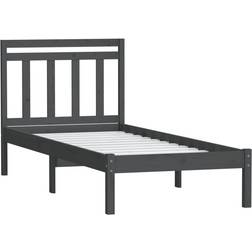 vidaXL Bed Frame Solid Pine 100cm Bettrahmen 90x190cm