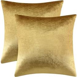 GIGIZAZA Velvet Cushion Cover Gold (45.7x45.7)