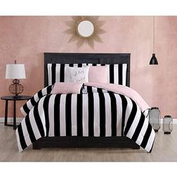 Juicy Couture Cabana Stripe Bedspread Black, Gray (228.6x167.6)