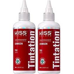 Kiss Tintation Semi-Permanent Hair Color Crimson 148ml 2-pack