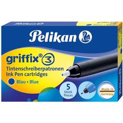 Pelikan Patrone Griffix Tintenschreiber blau 5 Stk