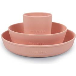 Filibabba Silicone Dinner Set Peach