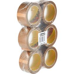 Scotch 309 Low Noise Buff Packaging Tape 48mmx66m PK6