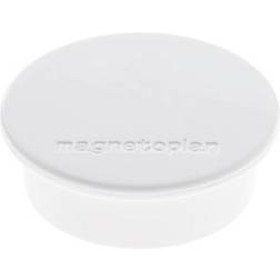 Magnetoplan Magnet Discofix Color (Ø x H) 40 mm x 13 mm Round White 10 pc(s) 1662000 Zierelement