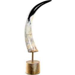 Dkd Home Decor Indretning Metal Træ Aluminium Harpiks Horn (10 x 10 x 51 cm) Dekofigur