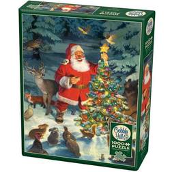 Cobble Hill Puzzles Santa's Tree 1,000-Piece Puzzle