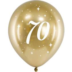 PartyDeco Balloner 70 År Guld