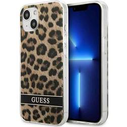 Guess GUHCP13SHSLEOW iPhone 13 mini 5.4 quot brown/brown hardcase Leopard
