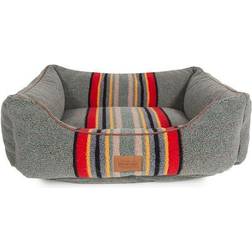 Carolina Pet Company Pet Vintage Camp Kuddler Pet Bed Heather