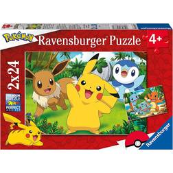 Ravensburger Pokémon Pikachu & Friends 2x24 Pieces