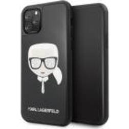 Karl Lagerfeld KLHCN58DLHBK iPhone 11 Pro Black/Black Iconic Glitter Head