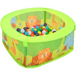 vidaXL Ball Pool with 300 Balls for Kids 75x75x32 cm