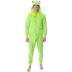 Disney Muppets Kermit Long Hair Minky Union Suit Costume