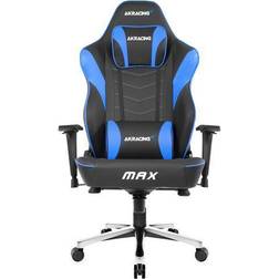 AKracing Masters Series Max Chair armrests T-shaped tilt swivel metal frame, high-density molded foam, premium polyurethane leather