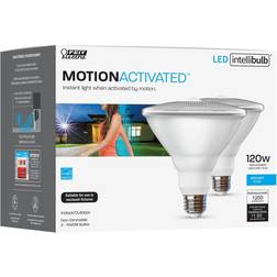 FEIT Electric 2-Pack Motion Activated LED 1200 Lumen PAR38 Bulb