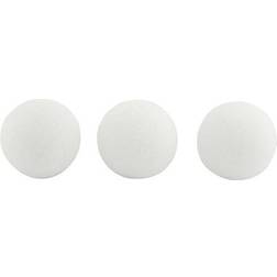 Hygloss Styrofoam Ball, White, 50/Pack (HYG5103) White