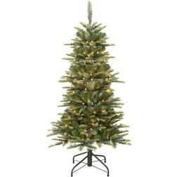 Puleo International Pre-Lit 4.5ft. Aspen Fir Green 54 Inch Christmas Tree