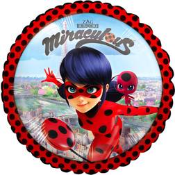 Amscan foil balloon Miraculous junior 43 cm red