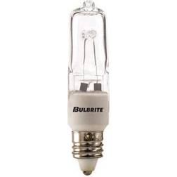 Bulbrite 100 Watt 120V Dimmable Clear T4 Halogen Mini Light Bulbs, 2900K Soft White Light, 5/Pack (860800)