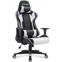 Homall Swivel White Office Chair 47.8"