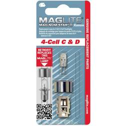 Maglite MGLLMXA401 LMXA401 4 Cell Xenon White Star Bulb