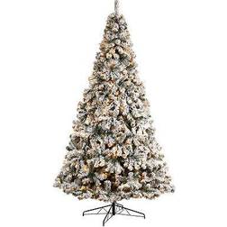 Nearly Natural Flocked West Virginia 800 LED Christmas Tree 120"