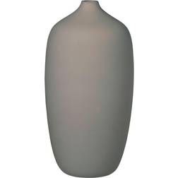 Blomus Ceola 10" Round Ceramic In Taupe Taupe 10in Vase